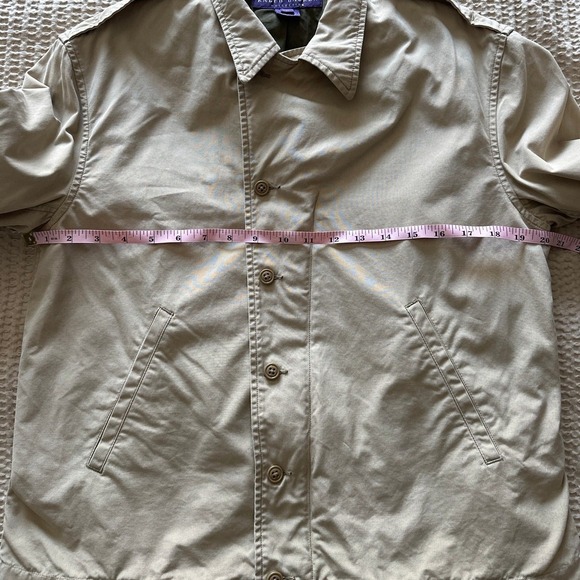 Vintage Ralph Lauren Collection Purple Label Khaki Military Field Jacket Size‎ M - Picture 4 of 10